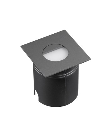 ASPEN * SEÑALIZADOR CUADRADO 3W 3000K GRIS OSCURO